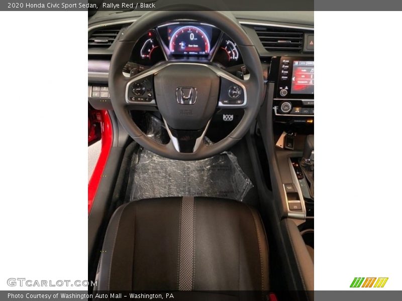 Rallye Red / Black 2020 Honda Civic Sport Sedan