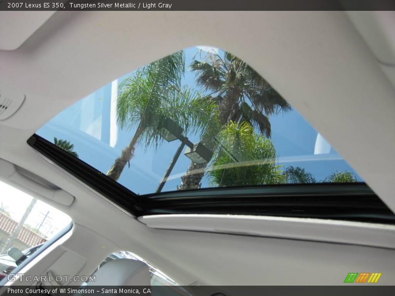 Tungsten Silver Metallic / Light Gray 2007 Lexus ES 350
