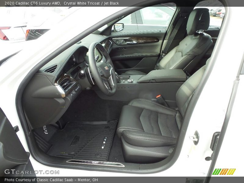 Crystal White Tricoat / Jet Black 2020 Cadillac CT6 Luxury AWD