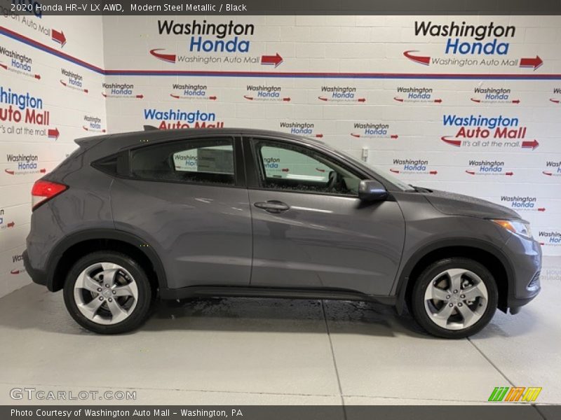 Modern Steel Metallic / Black 2020 Honda HR-V LX AWD