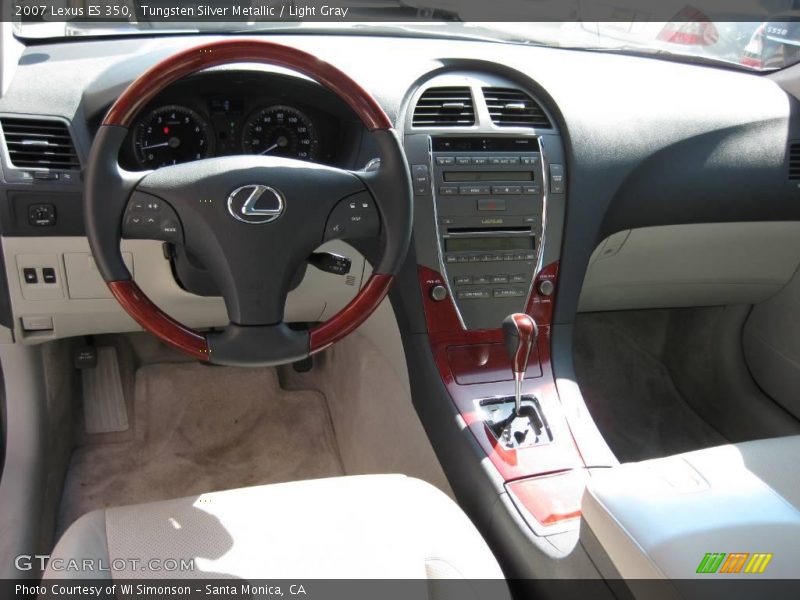 Tungsten Silver Metallic / Light Gray 2007 Lexus ES 350