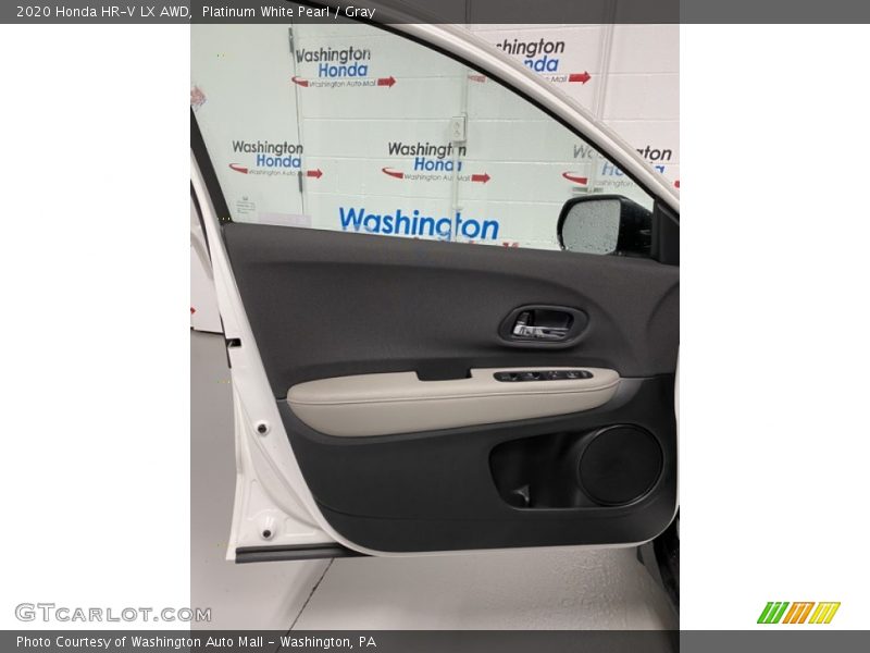 Platinum White Pearl / Gray 2020 Honda HR-V LX AWD