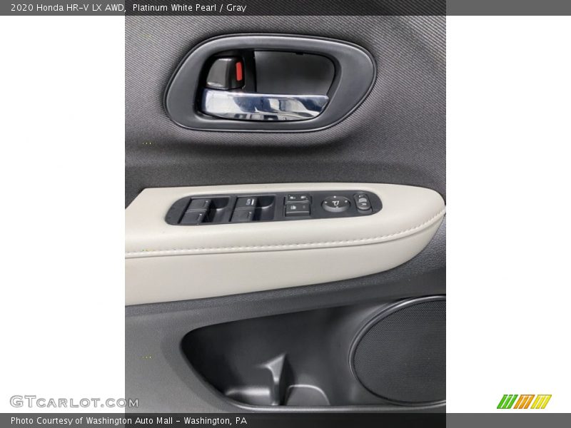 Platinum White Pearl / Gray 2020 Honda HR-V LX AWD