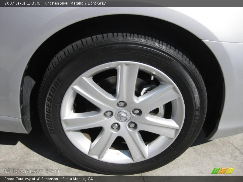 Tungsten Silver Metallic / Light Gray 2007 Lexus ES 350
