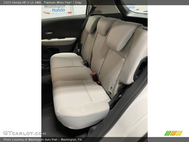 Platinum White Pearl / Gray 2020 Honda HR-V LX AWD