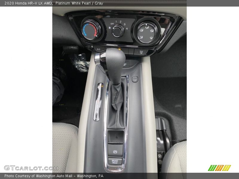Platinum White Pearl / Gray 2020 Honda HR-V LX AWD