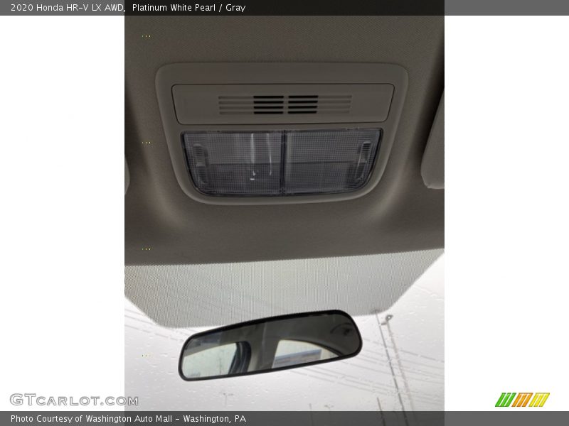 Platinum White Pearl / Gray 2020 Honda HR-V LX AWD