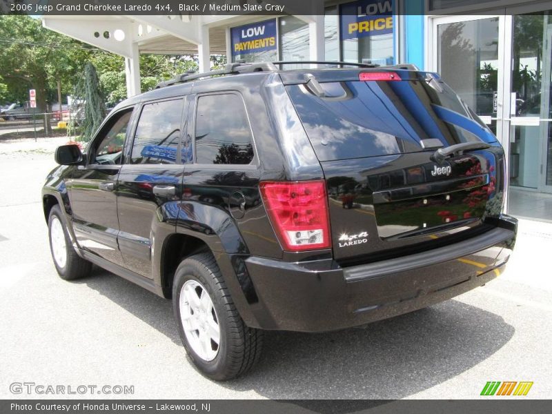 Black / Medium Slate Gray 2006 Jeep Grand Cherokee Laredo 4x4