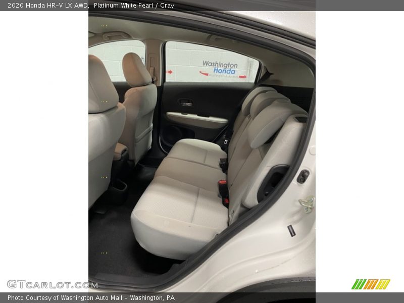 Platinum White Pearl / Gray 2020 Honda HR-V LX AWD