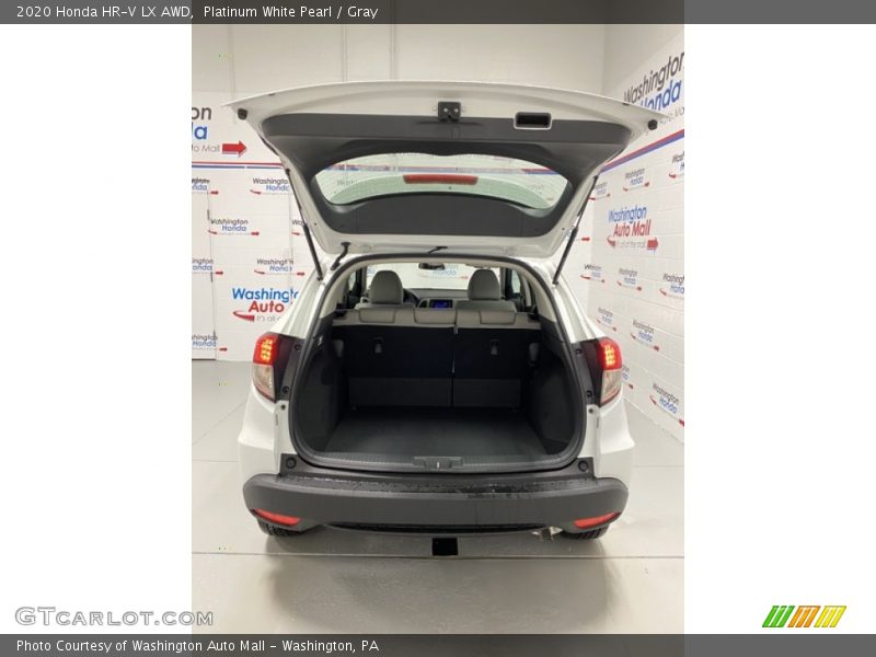 Platinum White Pearl / Gray 2020 Honda HR-V LX AWD