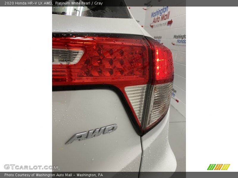 Platinum White Pearl / Gray 2020 Honda HR-V LX AWD