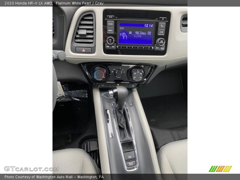 Platinum White Pearl / Gray 2020 Honda HR-V LX AWD