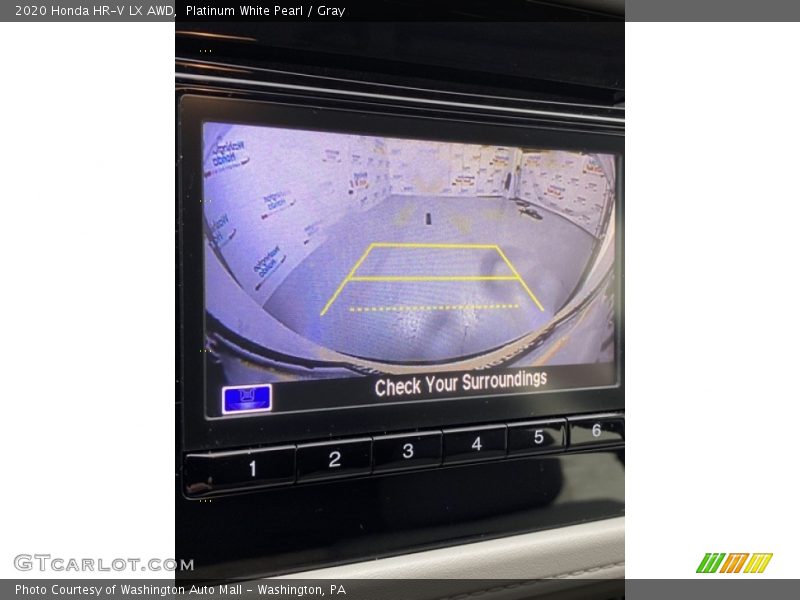 Platinum White Pearl / Gray 2020 Honda HR-V LX AWD