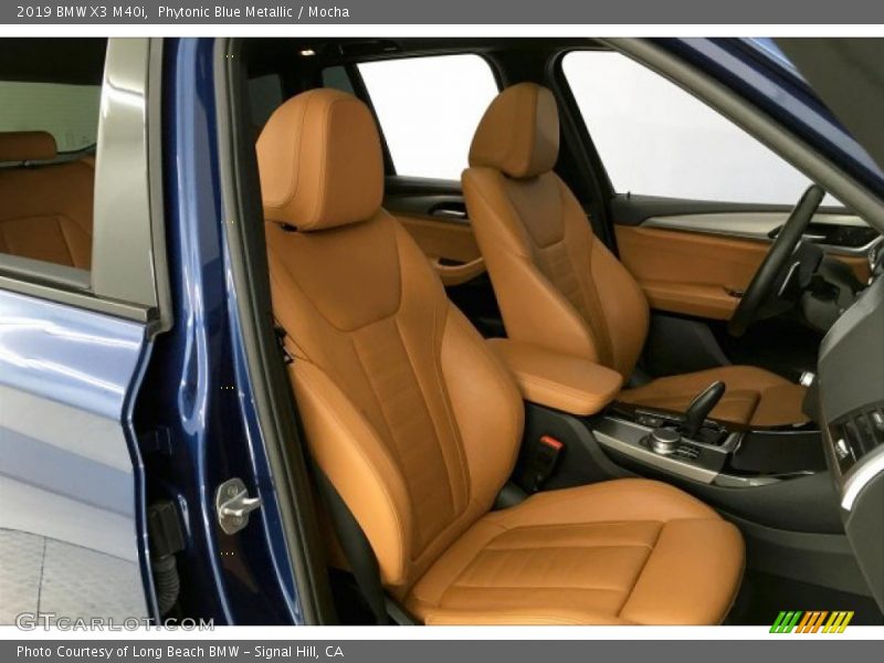 Phytonic Blue Metallic / Mocha 2019 BMW X3 M40i
