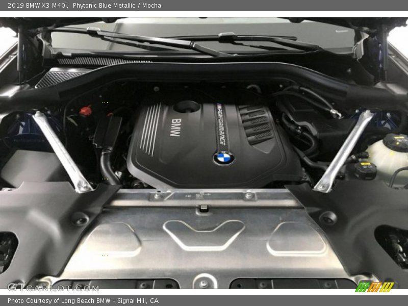 Phytonic Blue Metallic / Mocha 2019 BMW X3 M40i