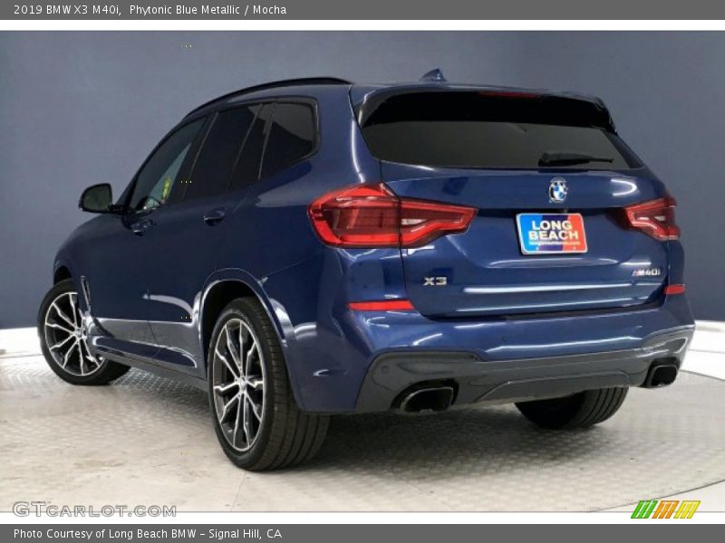 Phytonic Blue Metallic / Mocha 2019 BMW X3 M40i