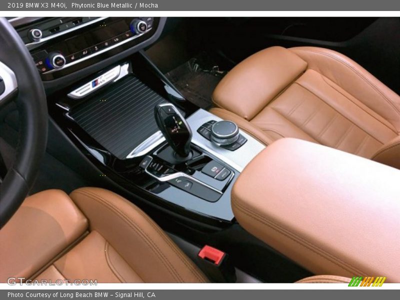 Phytonic Blue Metallic / Mocha 2019 BMW X3 M40i