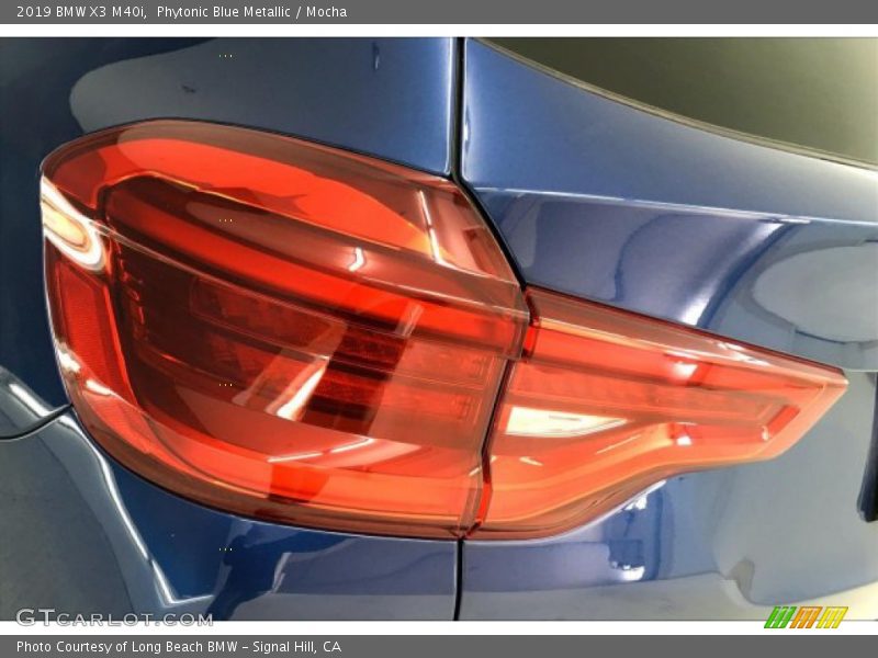 Phytonic Blue Metallic / Mocha 2019 BMW X3 M40i