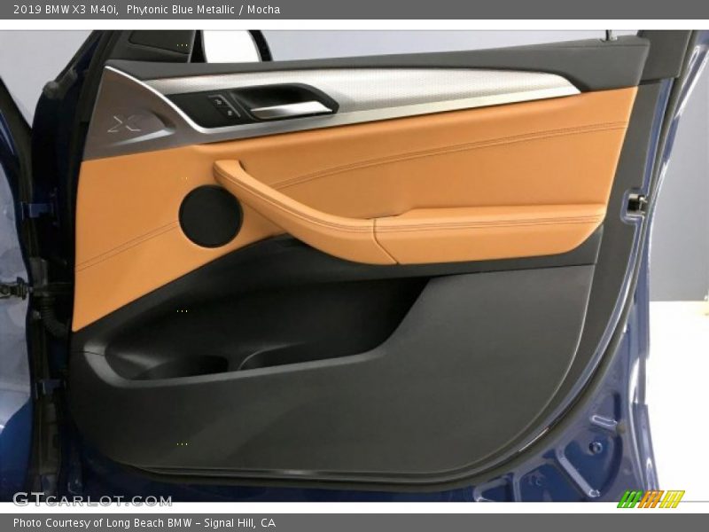 Phytonic Blue Metallic / Mocha 2019 BMW X3 M40i