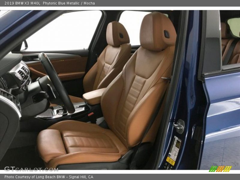 Phytonic Blue Metallic / Mocha 2019 BMW X3 M40i