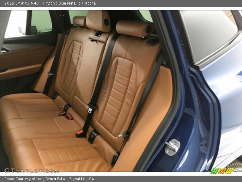 Phytonic Blue Metallic / Mocha 2019 BMW X3 M40i