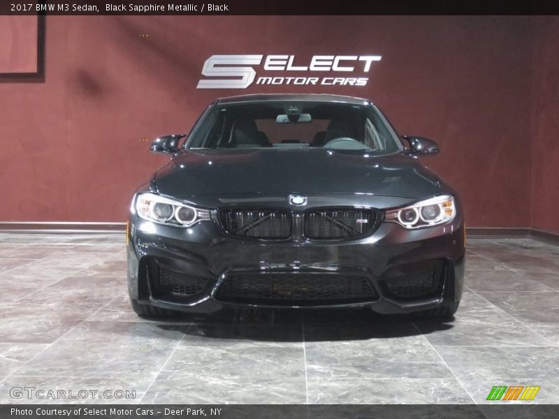 Black Sapphire Metallic / Black 2017 BMW M3 Sedan