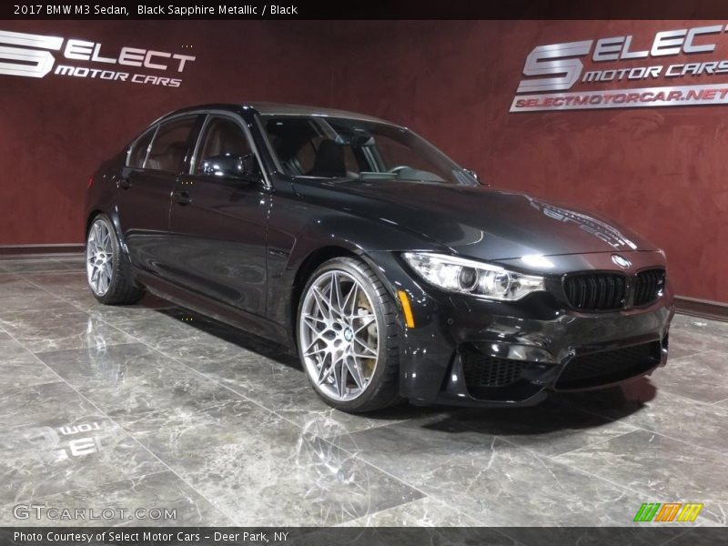 Black Sapphire Metallic / Black 2017 BMW M3 Sedan
