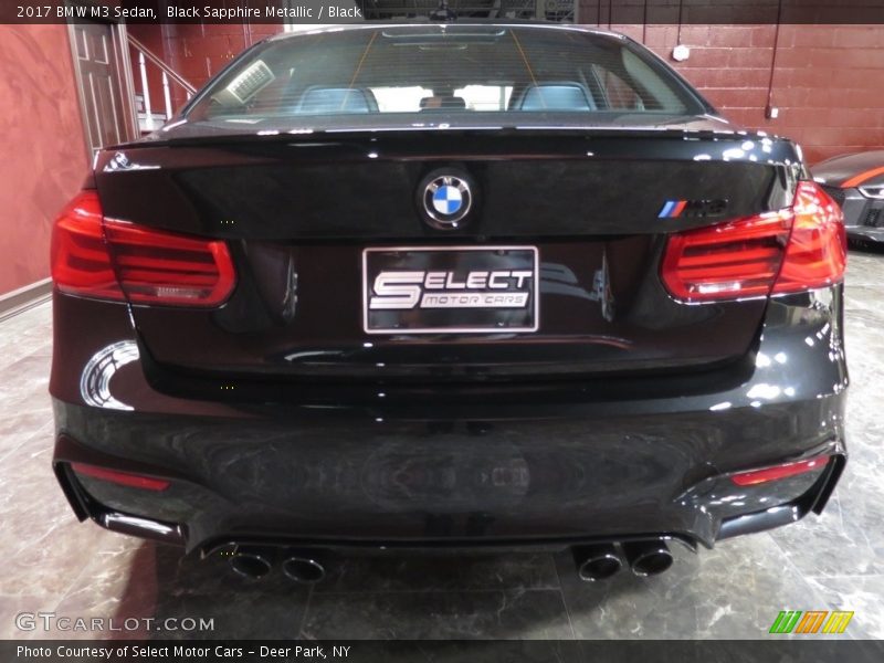 Black Sapphire Metallic / Black 2017 BMW M3 Sedan