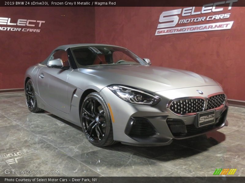 Frozen Grey II Metallic / Magma Red 2019 BMW Z4 sDrive30i