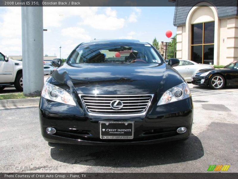 Obsidian Black / Black 2008 Lexus ES 350