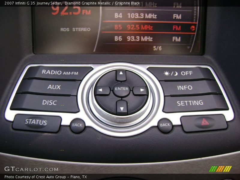 Diamond Graphite Metallic / Graphite Black 2007 Infiniti G 35 Journey Sedan