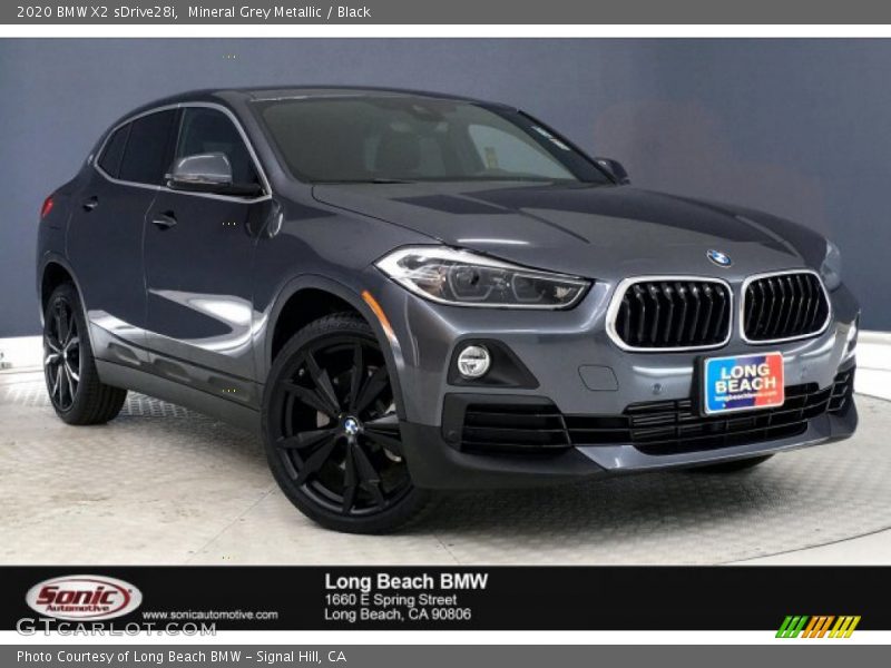 Mineral Grey Metallic / Black 2020 BMW X2 sDrive28i