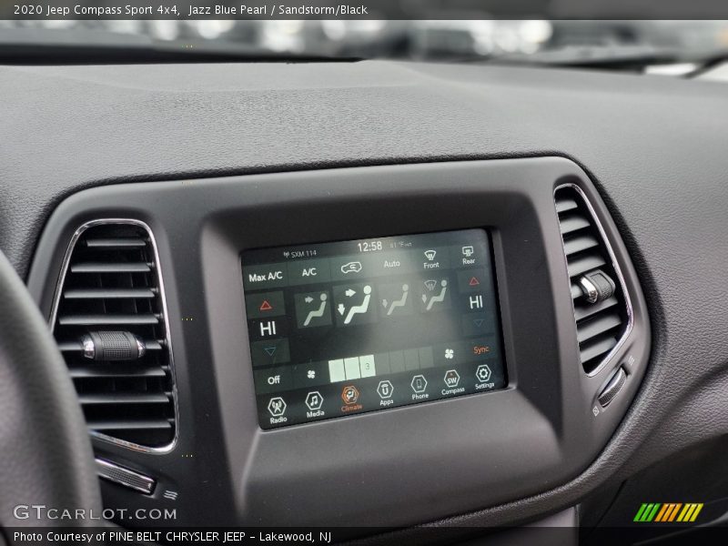 Jazz Blue Pearl / Sandstorm/Black 2020 Jeep Compass Sport 4x4