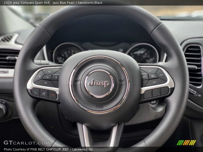 Jazz Blue Pearl / Sandstorm/Black 2020 Jeep Compass Sport 4x4