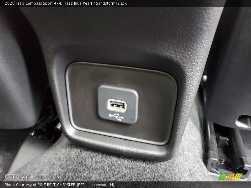 Jazz Blue Pearl / Sandstorm/Black 2020 Jeep Compass Sport 4x4