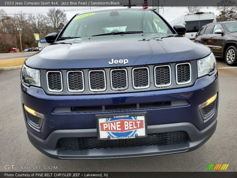Jazz Blue Pearl / Sandstorm/Black 2020 Jeep Compass Sport 4x4