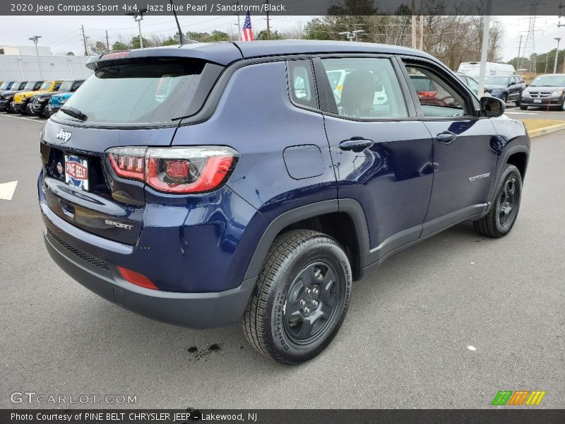 Jazz Blue Pearl / Sandstorm/Black 2020 Jeep Compass Sport 4x4