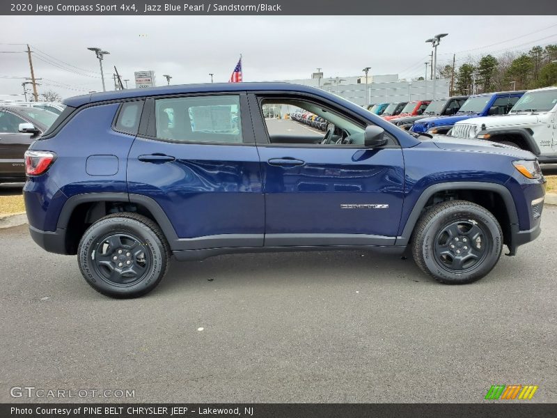 Jazz Blue Pearl / Sandstorm/Black 2020 Jeep Compass Sport 4x4