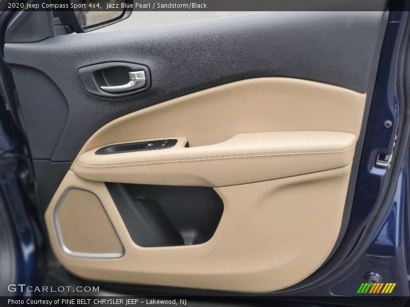 Jazz Blue Pearl / Sandstorm/Black 2020 Jeep Compass Sport 4x4