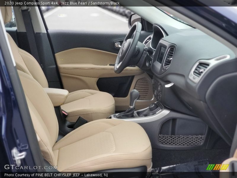 Jazz Blue Pearl / Sandstorm/Black 2020 Jeep Compass Sport 4x4