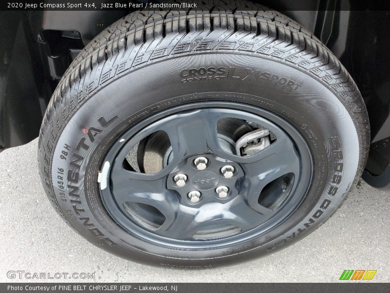 Jazz Blue Pearl / Sandstorm/Black 2020 Jeep Compass Sport 4x4