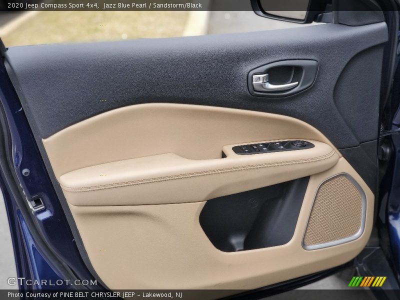 Jazz Blue Pearl / Sandstorm/Black 2020 Jeep Compass Sport 4x4