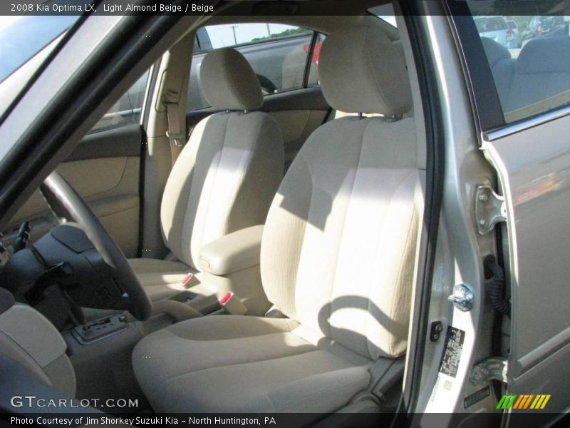 Light Almond Beige / Beige 2008 Kia Optima LX