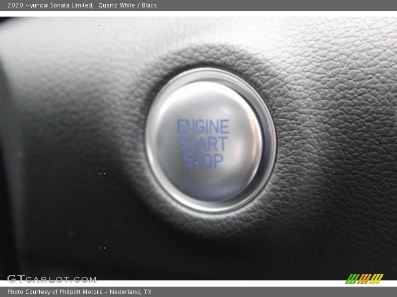 Quartz White / Black 2020 Hyundai Sonata Limited