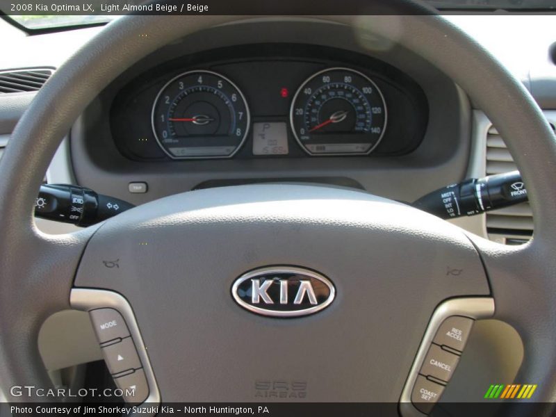 Light Almond Beige / Beige 2008 Kia Optima LX