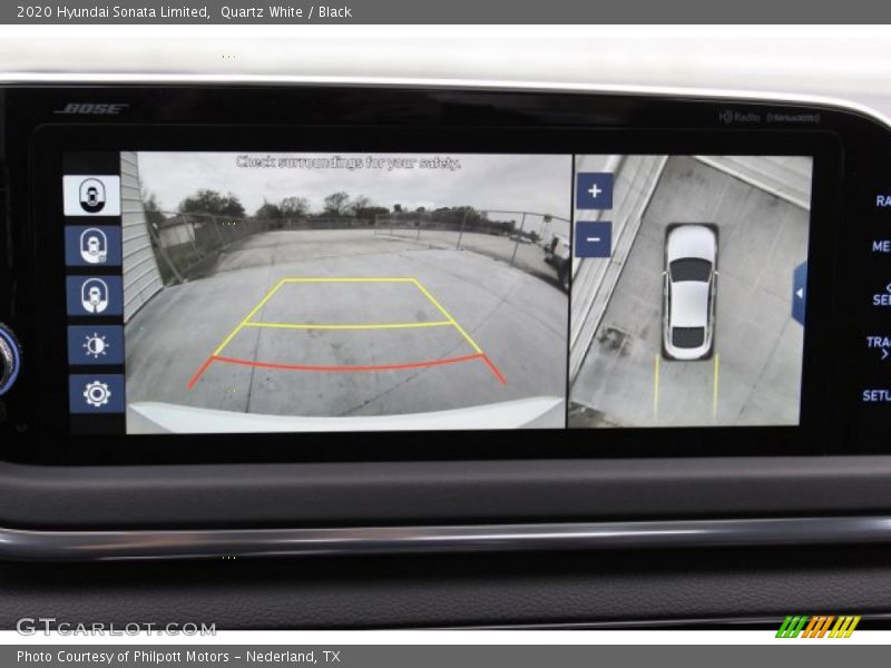 Quartz White / Black 2020 Hyundai Sonata Limited