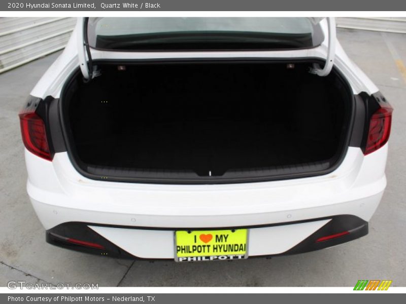 Quartz White / Black 2020 Hyundai Sonata Limited