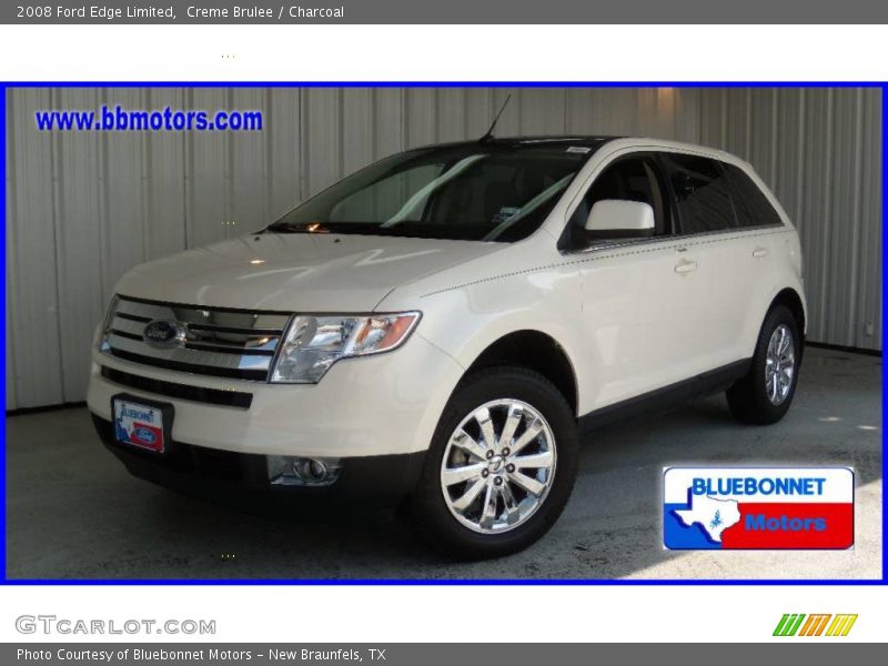 Creme Brulee / Charcoal 2008 Ford Edge Limited