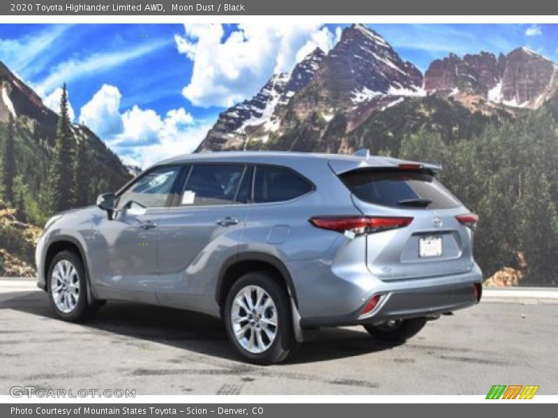 Moon Dust / Black 2020 Toyota Highlander Limited AWD