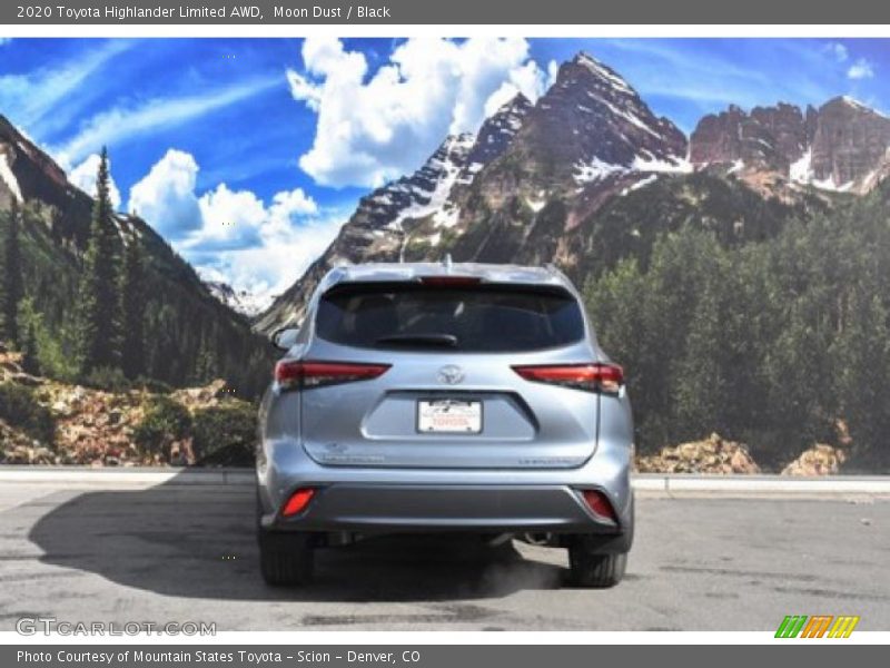 Moon Dust / Black 2020 Toyota Highlander Limited AWD